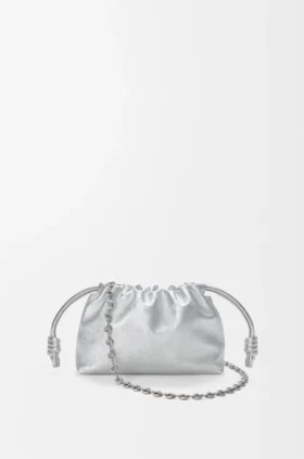 Mini Flamenco Purse in Moiré Printed Calfskin