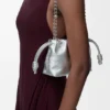 Mini Flamenco Purse in Moiré Printed Calfskin