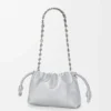 Mini Flamenco Purse in Moiré Printed Calfskin
