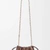 Mini Flamenco Purse in Moiré Printed Calfskin