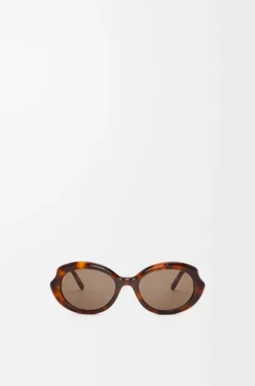 Mini Oval Slim Sunglasses