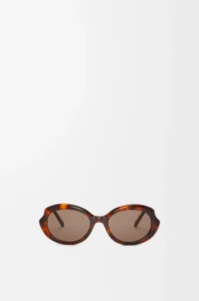 Mini Oval Slim Sunglasses