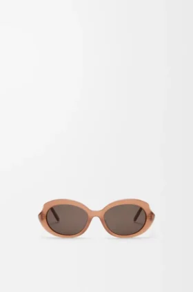 Mini Oval Slim Sunglasses