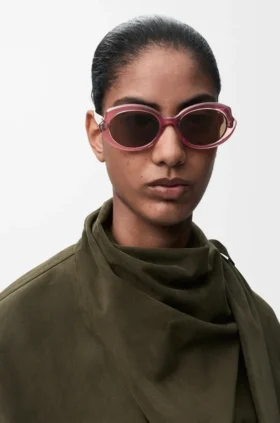 Mini Oval Slim Sunglasses