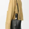 Mini Pebble Bucket Bag in Soft Grained Calfskin