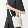 Mini Pebble Bucket Bag in Soft Grained Calfskin