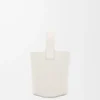 Mini Pebble Bucket Bag in Soft Grained Calfskin
