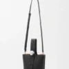 Mini Pebble Bucket Bag in Soft Grained Calfskin