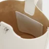 Mini Pebble Bucket Bag in Soft Grained Calfskin