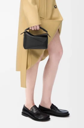 Mini Puzzle Edge Bag in Classic Calfskin