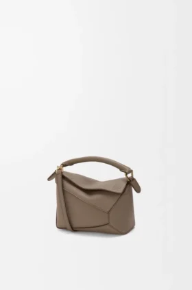 Mini Puzzle Edge Bag in Soft Grained Calfskin