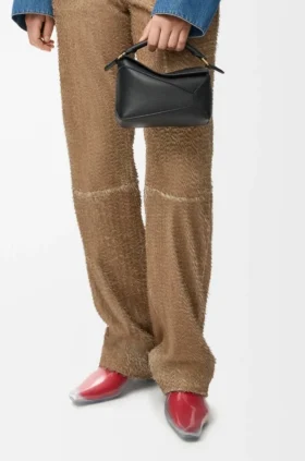Mini Puzzle Edge Bag in Soft Grained Calfskin
