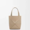 Mini Puzzle Fold Tote in Shiny Calfskin Mini Puzzle Fold Tote in Shiny Calfskin