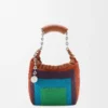 Mini Squeeze Bag in Beaded Leather Mini Squeeze Bag in Beaded Leather