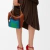 Mini Squeeze Bag in Beaded Leather Mini Squeeze Bag in Beaded Leather