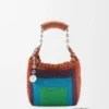 Mini Squeeze Bag in Beaded Leather Mini Squeeze Bag in Beaded Leather