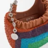 Mini Squeeze Bag in Beaded Leather Mini Squeeze Bag in Beaded Leather