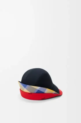Multi-Brim Bucket Hat in Cotton Canvas Multi-Brim Bucket Hat in Cotton Canvas