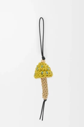 Mushroom Charm in Cord Mushroom Charm in Cord