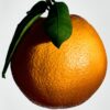 Large Orange Blossom Candle