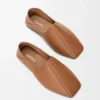 Origami Slipper in Soft Calfskin Origami Slipper in Soft Calfskin