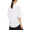 Os Short Sleeve Solid Color White S540333Xat-2100