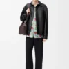 Overshirt in Nappa Lambskin Overshirt in Nappa Lambskin