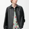 Overshirt in Nappa Lambskin Overshirt in Nappa Lambskin
