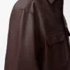 Overshirt in Nappa Lambskin Overshirt in Nappa Lambskin