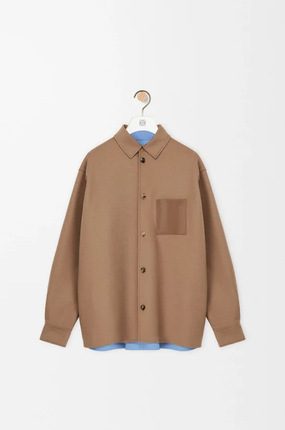 Overshirt in Virgin Wool and Cashmere Overshirt in Virgin Wool and Cashmere