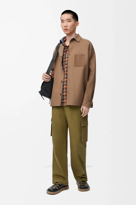 Overshirt in Virgin Wool and Cashmere Overshirt in Virgin Wool and Cashmere