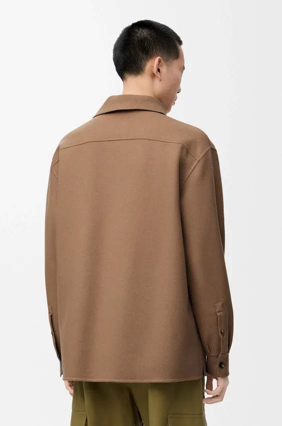 Overshirt in Virgin Wool and Cashmere Overshirt in Virgin Wool and Cashmere