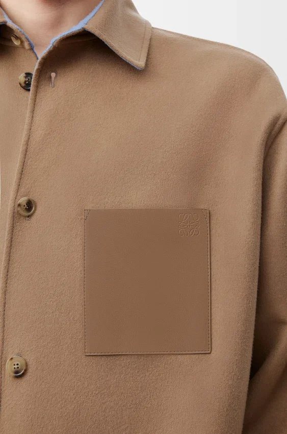 Overshirt in Virgin Wool and Cashmere Overshirt in Virgin Wool and Cashmere