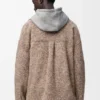 Overshirt in Wool and Llama Blend Overshirt in Wool and Llama Blend