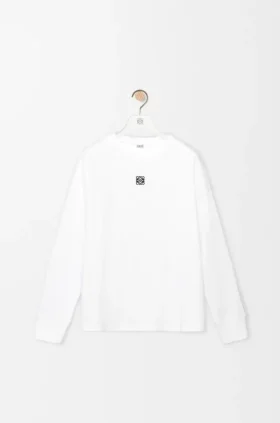 Oversized Fit Long Sleeve T-Shirt in Cotton