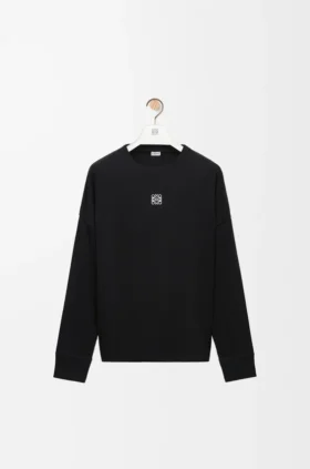 Oversized Fit Long Sleeve T-Shirt in Cotton