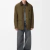 Padded Overshirt in Technical Shell