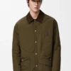Padded Overshirt in Technical Shell