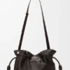 Panta Medium Flamenco Clutch in Shiny Calfskin