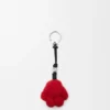 Paw Charm in Shearling and Calfskin Paw Charm in Shearling and Calfskin