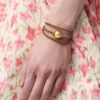 Pebble Bracelet in Calfskin Pebble Bracelet in Calfskin