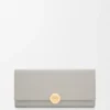 Pebble Continental Wallet in Shiny Nappa Calfskin