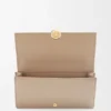 Pebble Continental Wallet in Shiny Nappa Calfskin