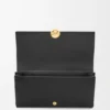 Pebble Continental Wallet in Shiny Nappa Calfskin