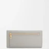 Pebble Continental Wallet in Shiny Nappa Calfskin