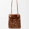 Pebble Pouch in Printed Shearling Pebble Pouch in Printed Shearling
