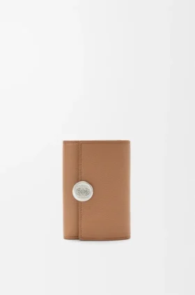 Pebble Small Vertical Wallet in Pebble Grained Calfskin