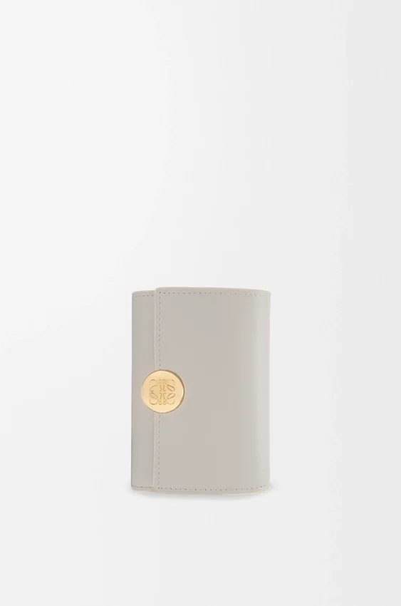 Pebble Small Vertical Wallet in Shiny Nappa Calfskin Pebble Small Vertical Wallet in Shiny Nappa Calfskin