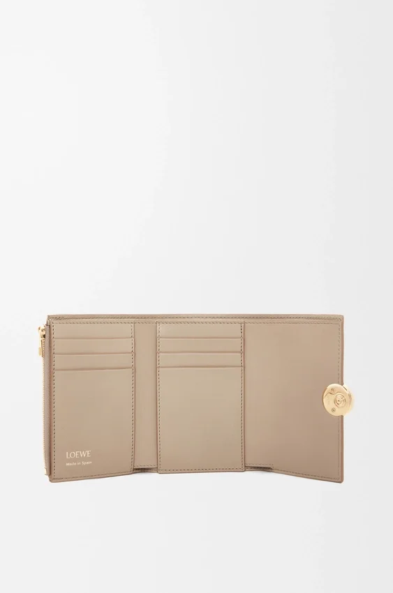 Pebble Small Vertical Wallet in Shiny Nappa Calfskin Pebble Small Vertical Wallet in Shiny Nappa Calfskin