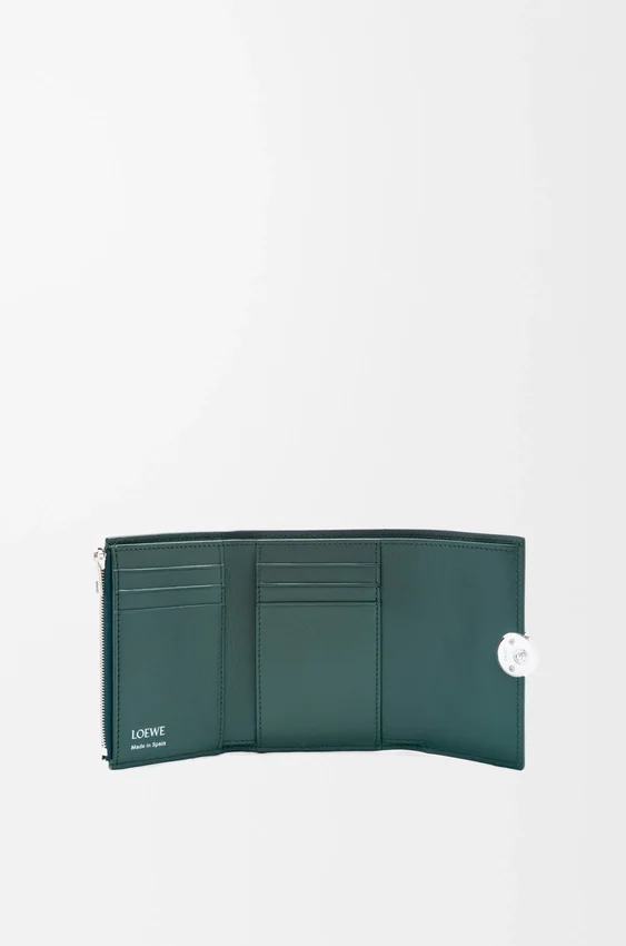 Pebble Small Vertical Wallet in Shiny Nappa Calfskin Pebble Small Vertical Wallet in Shiny Nappa Calfskin